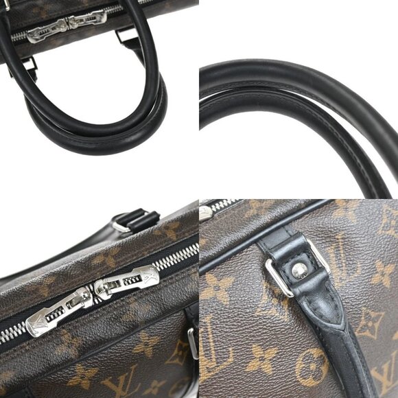 LOUIS VUITTON Porte Documents Voyage Hand Bag Monogram Macassar - Picture 8 of 15